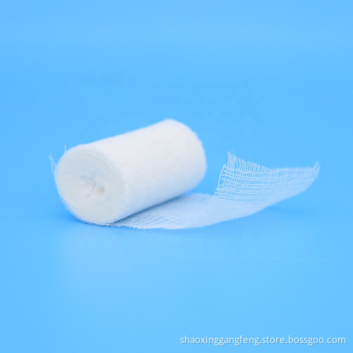 Bandage de gaze wow médical en coton avec une pointe